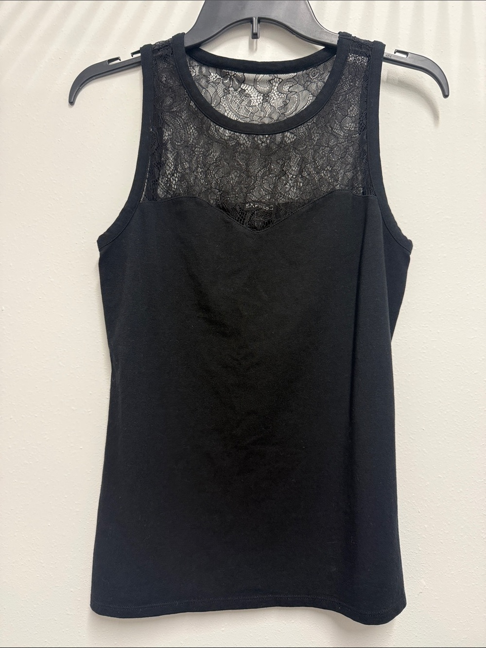 Express Black Lace top